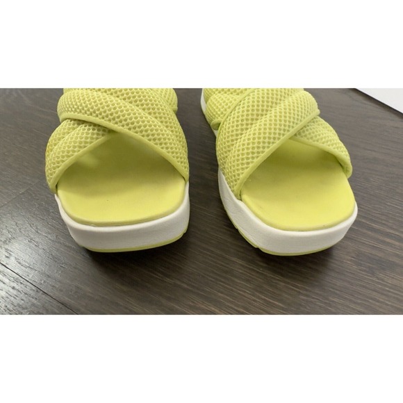 UGG Nella Slingback Platform Sandals Neon Yellow Green Mesh Fabric sz US 6 - Picture 6 of 6